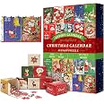 PICKFORU Adventskalender Puzzle 2024 – 1000 Teile Katzen-Mosaik, 70x50 Cm, Mit 24 Nummerierten Boxen