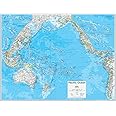 National Geographic: Pacific Ocean Political Wall Map - 28 x 22 inches - Laminated