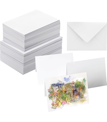 Blank Invitation Cards 48 Pack Blank Folded Cards And Envelopes Colored Cards White Envelopes 5 X 7 Inch Colorful Greeting Cards 24 Assorted Colors Heavy Weight For Blank Cards