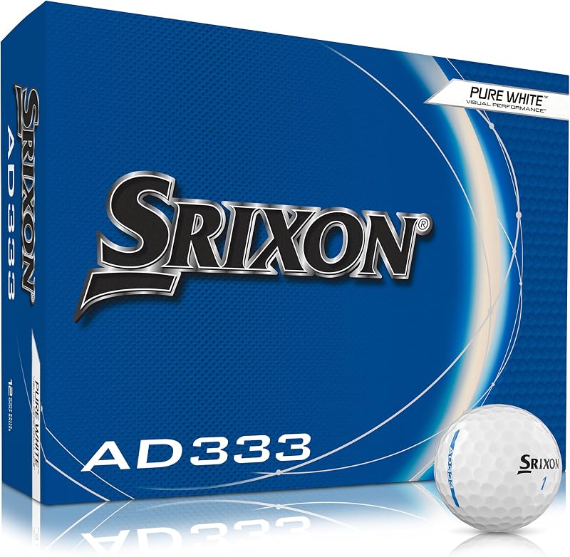 Srixon AD333 11 High-Performance Distance Golf Balls White