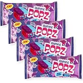Gummi POPZ Poppin' Gummi Candy - Sweet Wild Berry, 4-pack | Individually Wrapped, Popping Gummy Party Candy, Fun for the Whole Family for Birthdays, Celebrations and Holidays