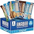 Anabar Protein Bar, The Sampler Pack, The Protein-Packed Candy Bar, World's Best Tasting Protein Bar, No Sugar Alcohols, High Protein, Amazingly Delicious, 20 Grams of Protein (6 Bars, Crunch & Crumble Pack)