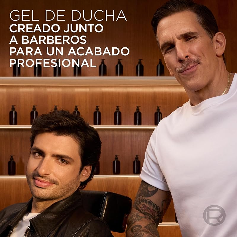 L'Oréal Men Expert Gel de Ducha Barber Club Formulado con Aceite de Madera