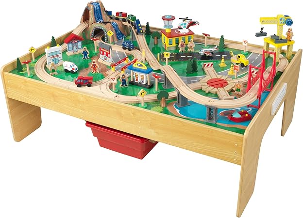 KidKraft Adventure Town Railway Wooden 