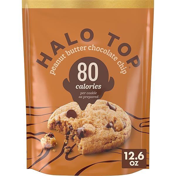 HALO TOP PEANUT BUTTER CHOCOLATE CHIP LIGHT COOKIE...