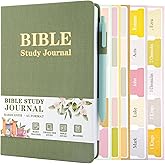 Bible Study Journal Notebook for Note Taking, Christian Religious Gifts for Women, Valentines Day Gifts for Women, Sermon Notes Church Journal, Faith Christian Planner Verse Mapping Journal Bible Tabs