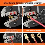 Preciva Crimping Pliers for Dupont Circlip 0.08-1.5mm² AWG28-16 Ratchet view 5