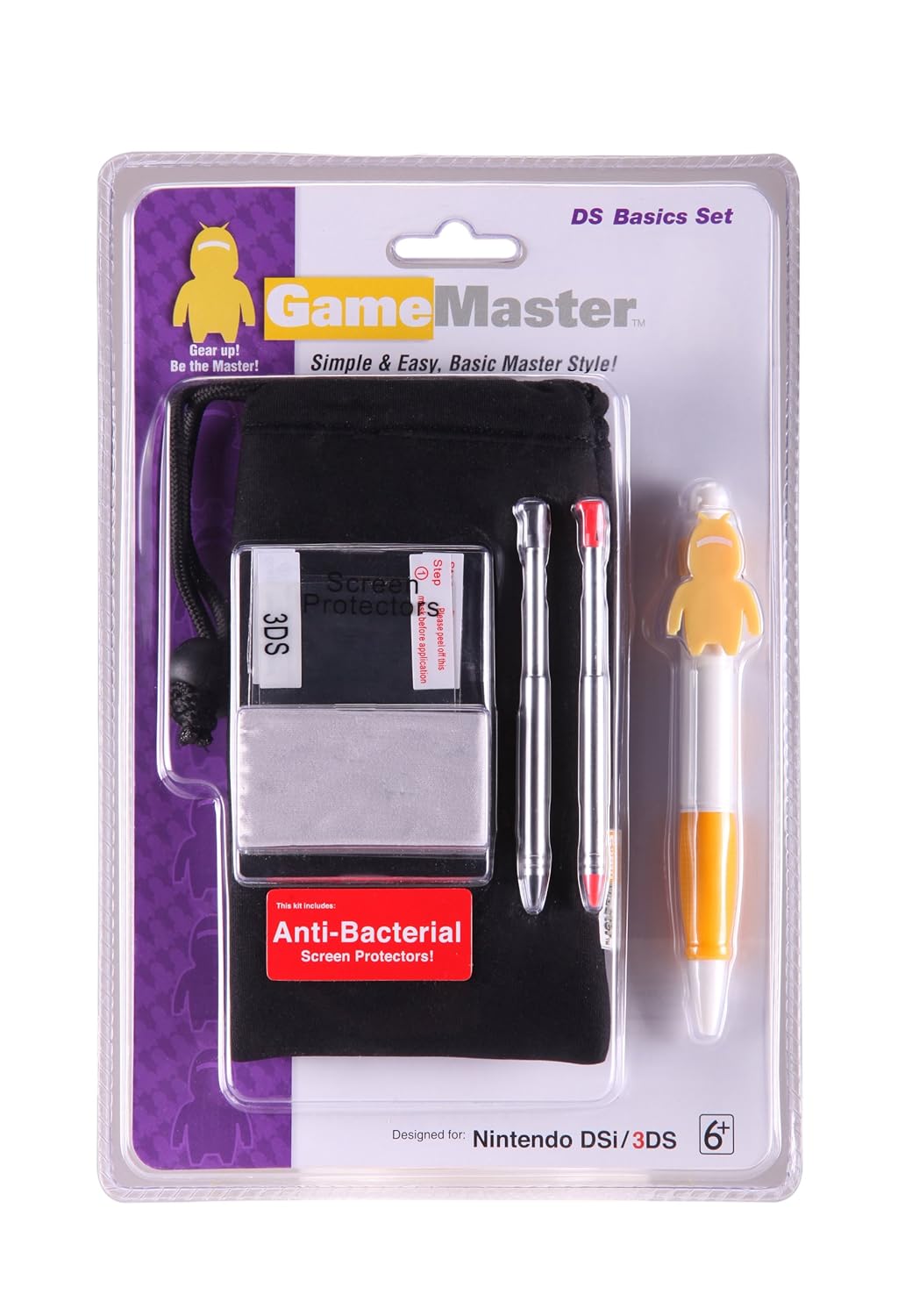 GameMaster Nintendo DS Basics Kit (Dark Red): Video Games