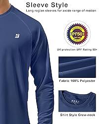 Roadbox Mens UPF 50+ UV Sun Protection Shirts