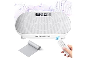 MERACH Vibration Plate Exercise Machine, Whole Body Workout Equipment for Women, Bluetooth and Silicone Pedal, Vibration Plat