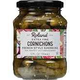 Roland Foods Extra Fine Cornichons, French Style Gherkins, 12 oz