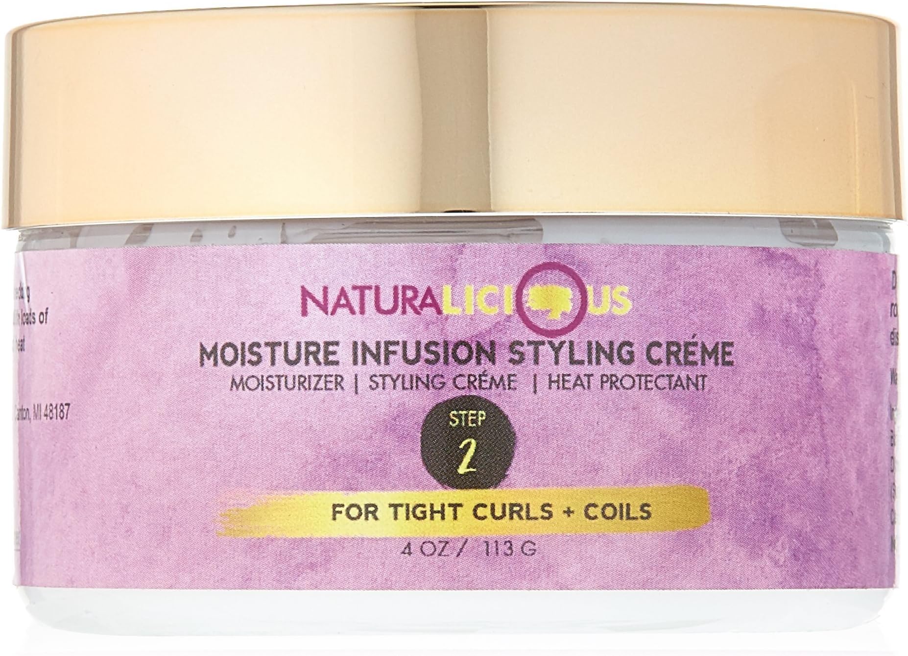 NATURALICIOUS Moisture Infusion Styling Creme (Kinky/Coily Edition)