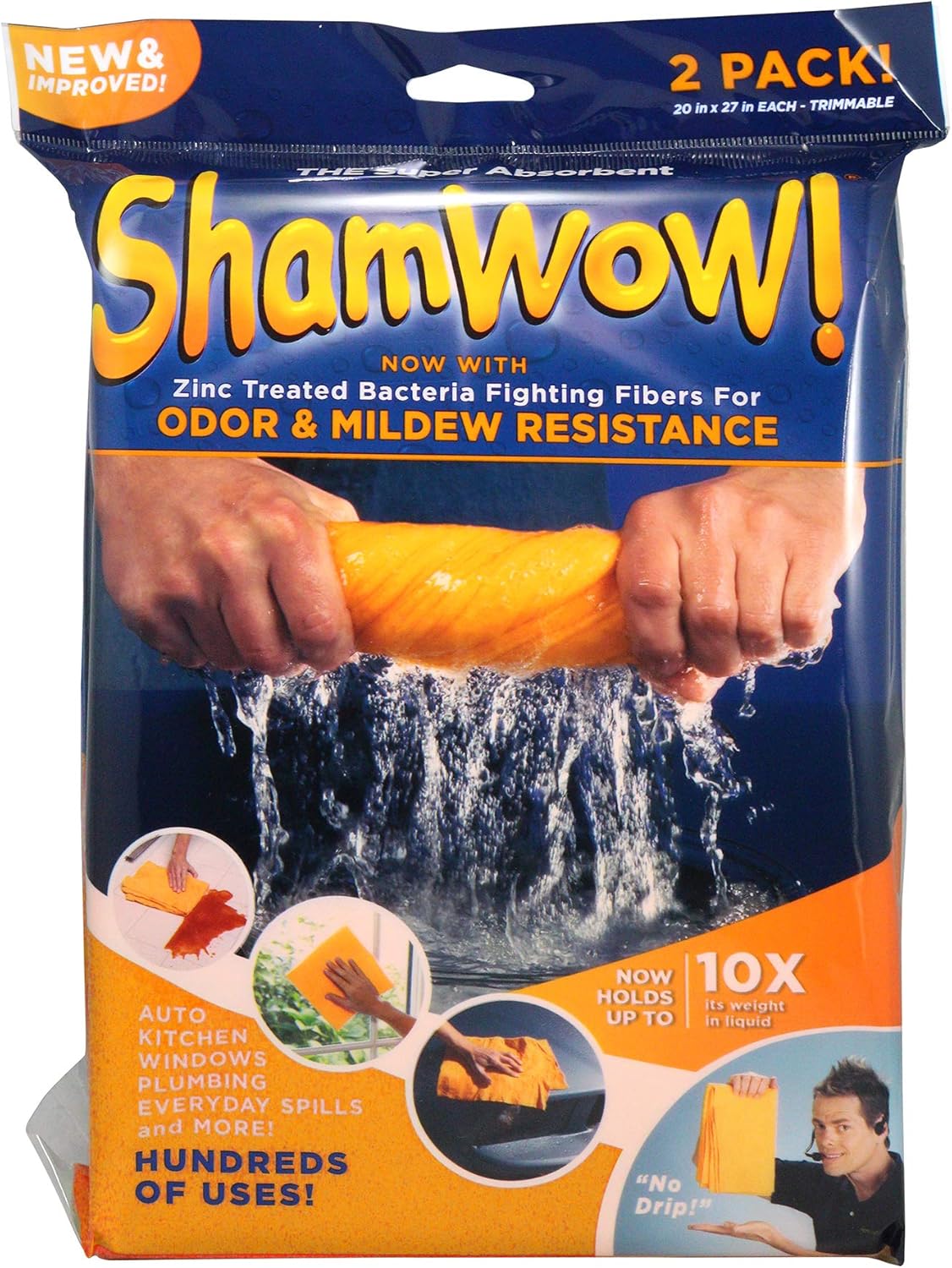 Allstar Innovations ShamWowNew & Improved Super Absorbent Multipurpose