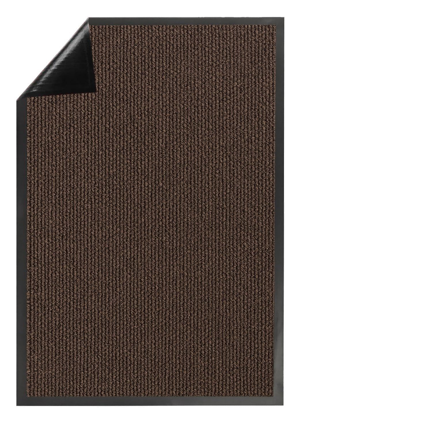 TradeXone Door Mat Non-slip Mats-Stain-Resistant Entrance Rug- Heavy Duty Washable Door Mats Indoor- Dirt Capture, Super Absorbent, Soft Feel Polyester Door Mats Outdoor