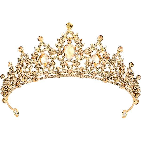 ✧tiara✧ Amazon.com : ZIFENGXUAN Ladies Crown Tiara for Women Costume