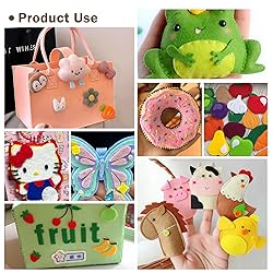 HaoFeiJH Felt Sheets - 6PCS Soft Felt Squares