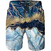 LXDtrading Mens Swim Trunks with Mesh Lining,Quick Dry Swimsuit Board Shorts Beach Pants Swimwear Bathing Suits