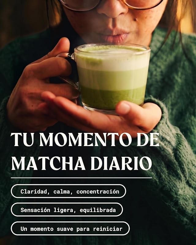 Matcha Japonés Premium Bio en Polvo L-Teanina