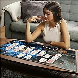 Tabletop Card Playmat with Magic Zones, 24 x 14