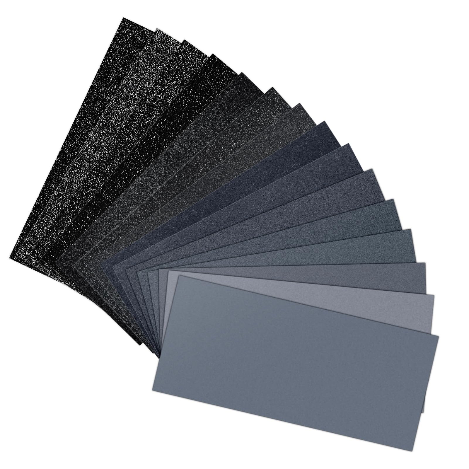 60 Sheet Sandpaper Kit 80 To 3000 Grit Wet and Dry Sandpaper 23 * 9.3cm Sanding Paper Fine Sandpaper for Cars Polishing Metals Walls Wood Furniture Sanding