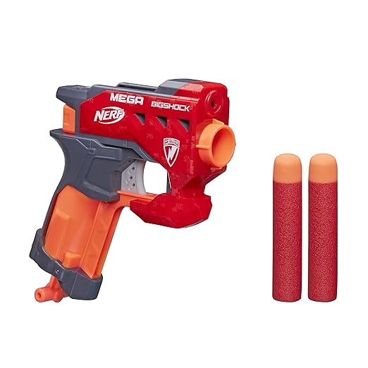 title=Hasbro 98696E35- Pistola giocattolo Nerf N-Strike Elite MEGA BigShock [lingua
