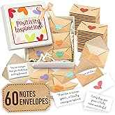 STOFINITY Positive Affirmation Cards For Women Men - Inspirational Cards With Envelopes, Mini Encouragement Cards, Motivational Cards Notes, Employee Appreciation Cards Gratitude Gifts For Coworkers