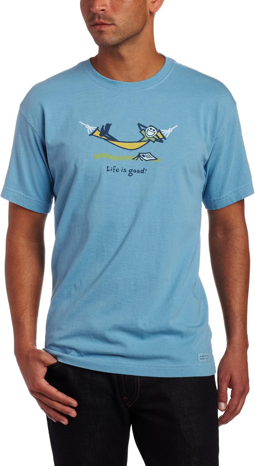 Life Is Good T-shirt Crusher à Manches Courtes En Coton Pour