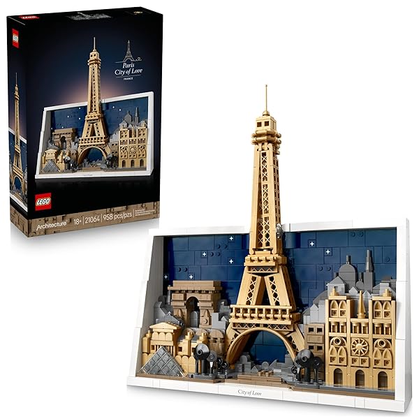 LEGO ARCHITECTURE PARIS – CITY OF LOVE BUILDING...
