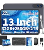 Amazon.com : 13 Inch Tablet with Keyboard, Android 16 Tablet, 32GB