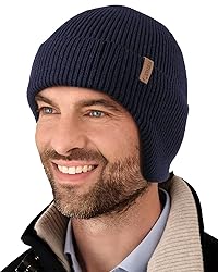 FURTALK Winter Beanie Hats with Earflap for Men