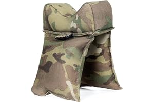OneTigris Shooting Rest Bag, Pre-Filled Shooting Sand Bags Front & Rear Gun Range Bag Bench Window Rest Support Holder for Sh