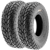 Pair of 2 SunF A021 TT Sport ATV UTV Dirt Track &amp; Flat Track Tires 22x8-12, 6 PR, Tubeless