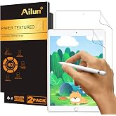 Ailun 2 Pack Paper Textured Screen Protector for iPad 9/8/7, 10.2 Inch | 2021&amp;2020&amp;2019, Draw Like on Papertouch, Anti Glare, Case Friendly
