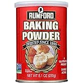 Rumford Baking Powder, Gluten Free, Non GMO, 8.1 Ounce (Pack of 12)