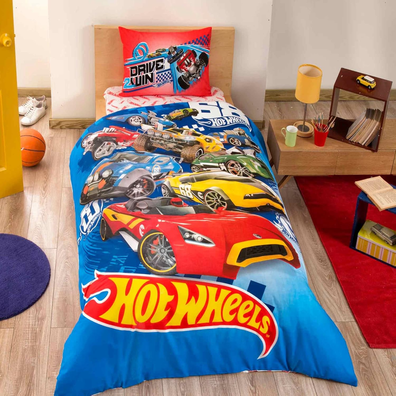 Disney Hot Wheels Boy S Duvet Quilt Cover Set Single Twin