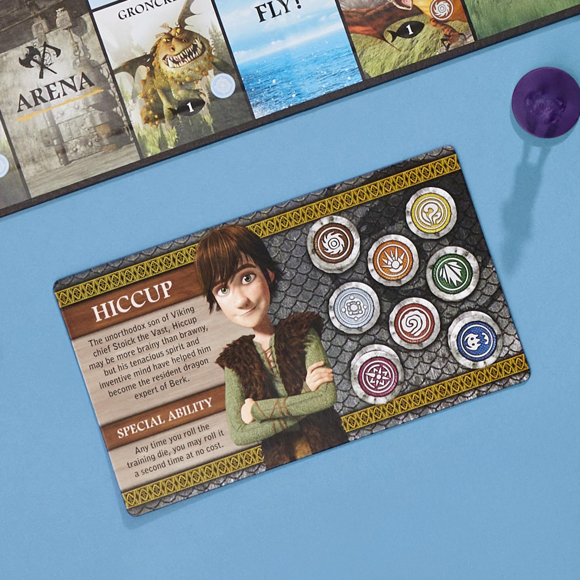 Monopoly DreamWorks How to Train Your Dragon Edition Board Game | Ages 8+ | 2 to 4 Players | 45 Mins. | Fun Family Games for Kids, Teens & Adults (Amazon Exclusive)