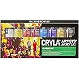 Daler Rowney Artist Acrylic Set, 75 ml (Pack of 8), 8 Assorted Colours 600 Millilitre