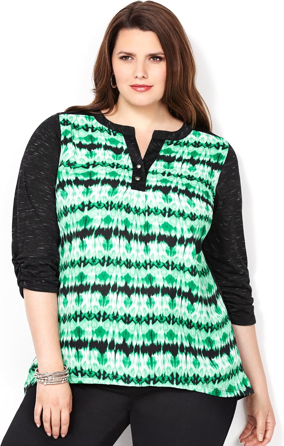 tie dye henley