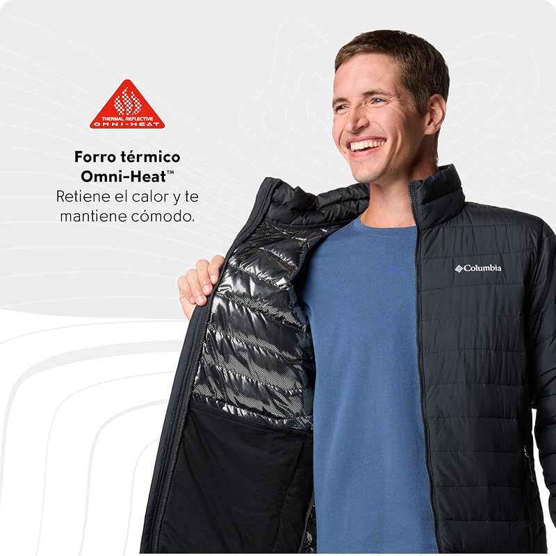 Jaqueta masculina columbia, powder lite ii