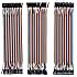 ELEGOO 120pcs Multicolored Dupont Wire 40pin Male to Female, 40pin Male to Male, 40pin Female to Female Breadboard Jumper Rib