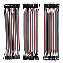 ELEGOO 120pcs Multicolored Dupont Wire 40pin Male