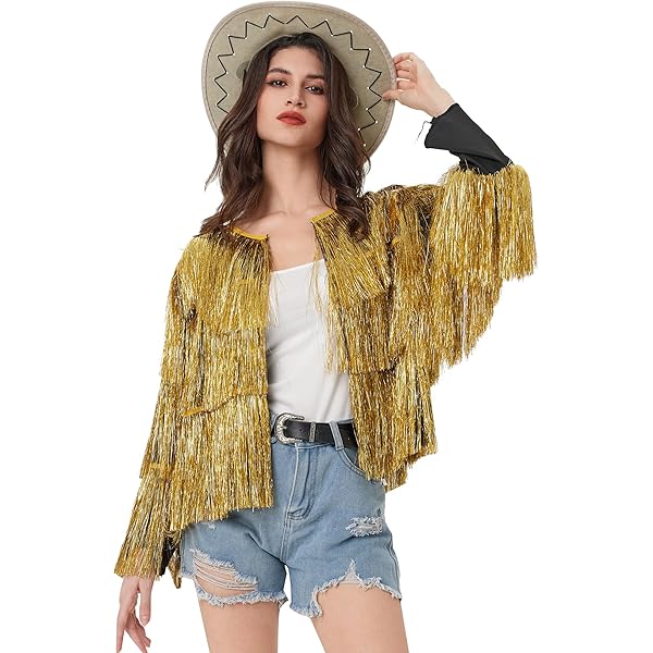 Amazon.com: RZTA Women's Sequin Jacket Valentine's Day Long