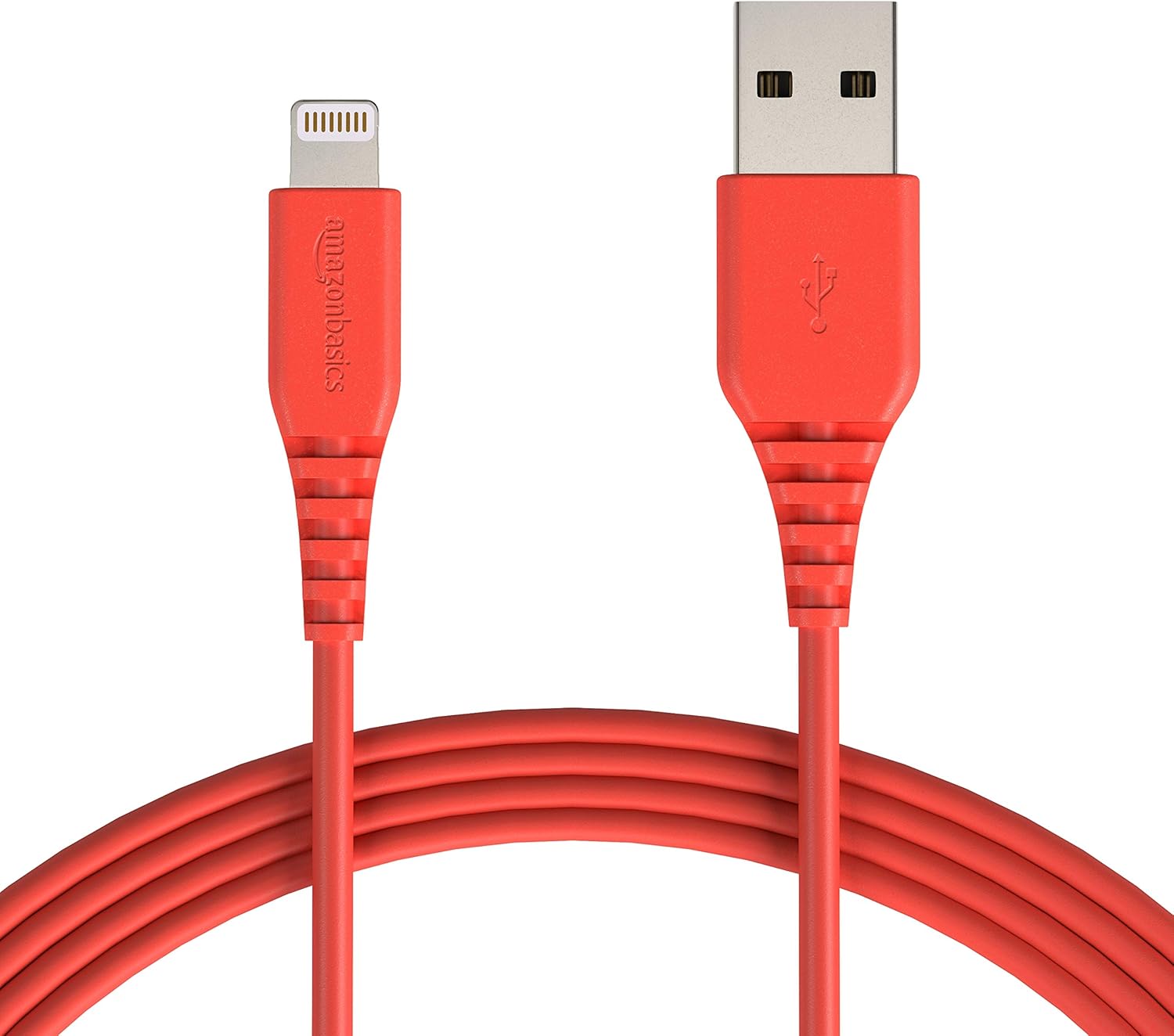 Basics MFi-Certified Lightning to USB A Cable for Apple iPhone and iPad - 6 Feet (1.8 Meters) - White