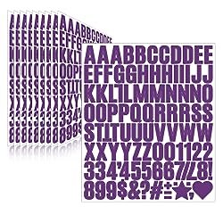Llewyn 970 Pcs 10 Sheets Letter Stickers,Self