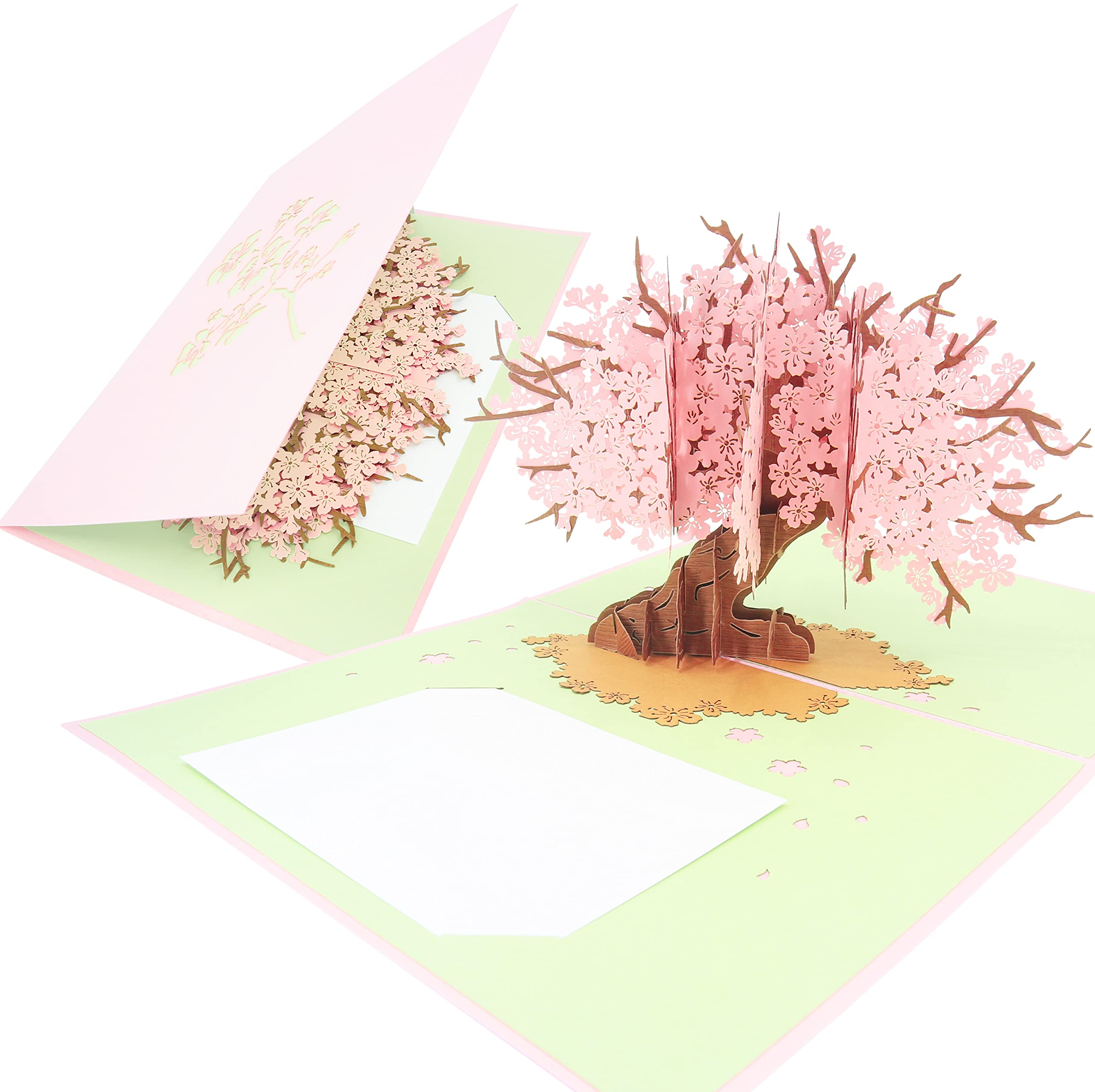 PopLife® Cherry Blossom Tree 3D Pop Up Mother's Day Card - Happy Anniversary, Pink Pop Up Valentine's Day Card, Thank You, Birthday - for Mom, for Daughter, for Wife, for Grandma, for Stepmom — image 1