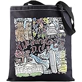 G2TUP DC Travel Tote Bag - Washington Landmarks Souvenir Gift Shoulder Bag