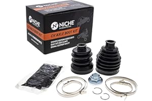 NICHE Front Rear CV Axle Boot Kit for Yamaha Grizzly 550 Kodiak 450 700 28P-2510H-02-00 28P-2510H-01-00