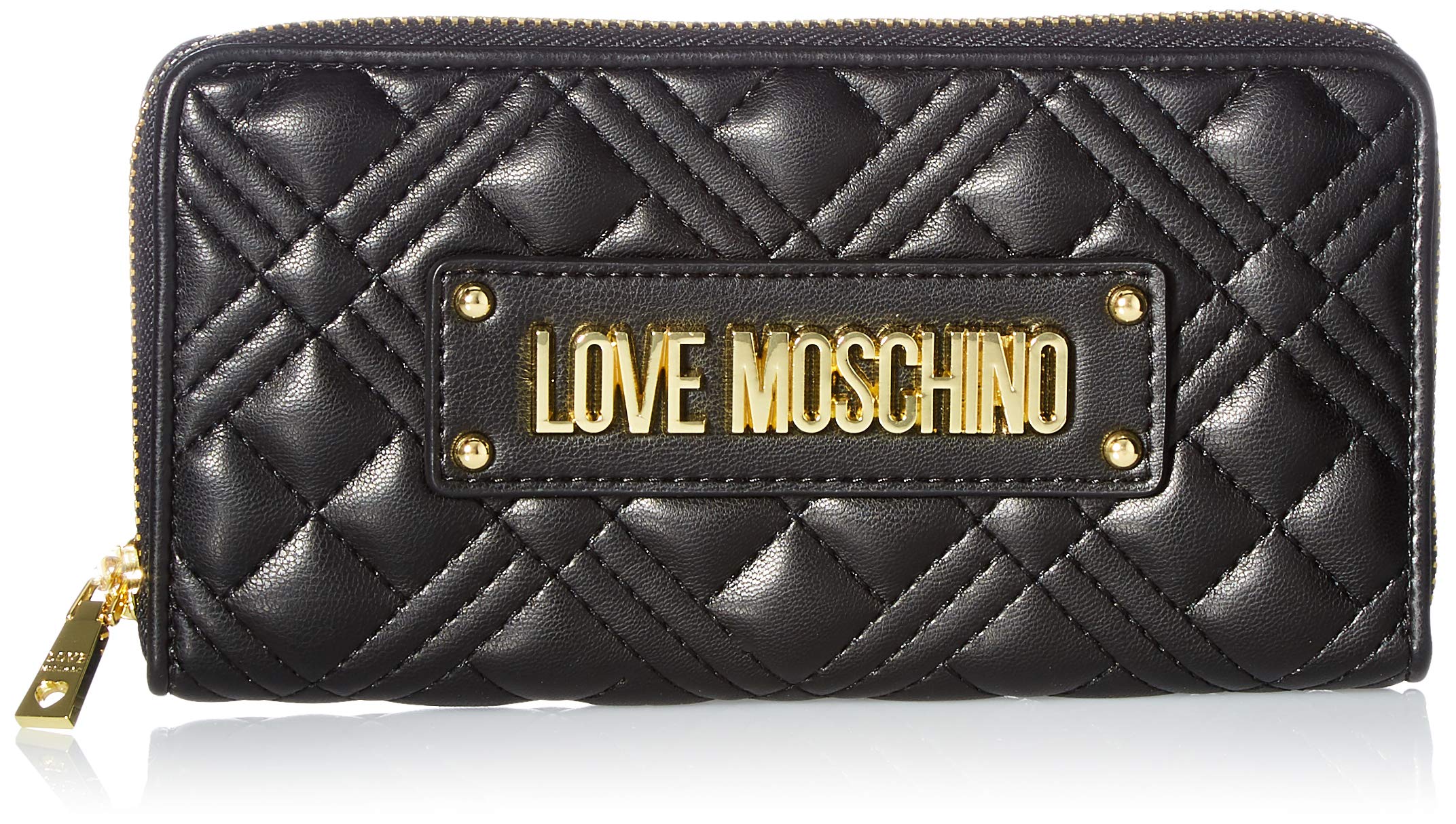 Love Moschino Women's Ss21 Pre-Collection Wallet, Black, Standard