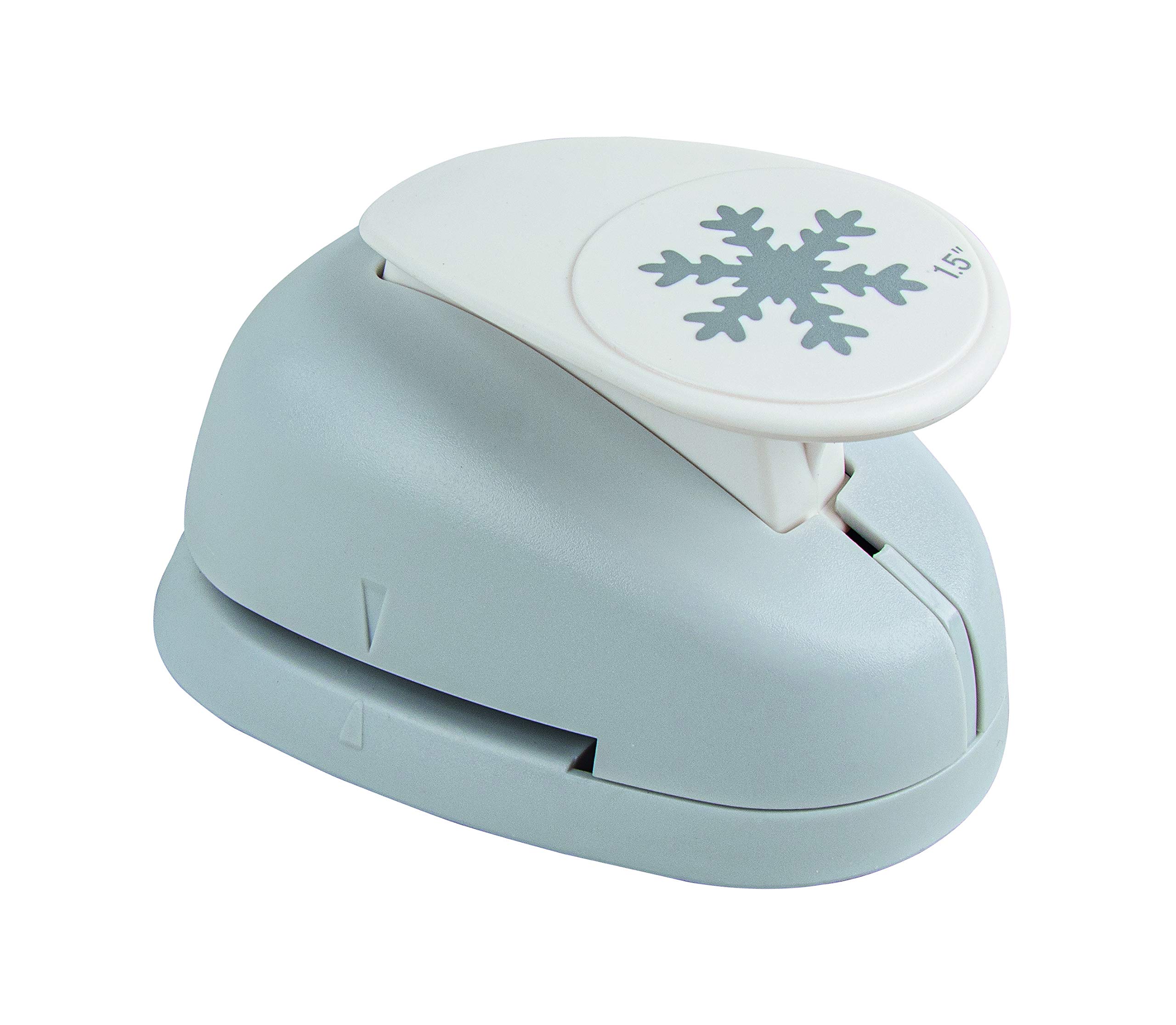 Rayher Paper Craft Punch with Snowflake Design, Lever Punch for Card Making and Scrapbooking, 3.81cm, 1.5", 69009000