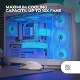 Mars Gaming MC-3TCORE Custom ATX Case Triple Tempered Glass White view 4